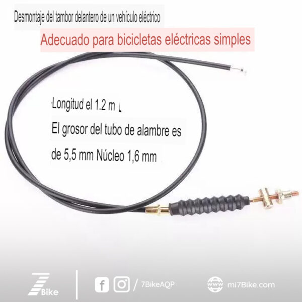 Línea de freno delantera o trasera engrosada para vehículos eléctricos - Image 3