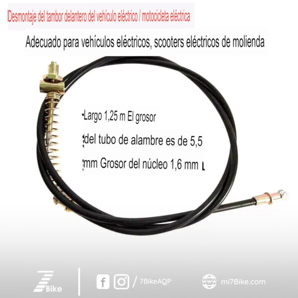 Línea de freno delantera o trasera engrosada para vehículos eléctricos - Image 4