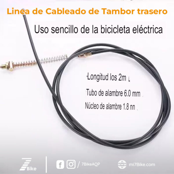 Línea de freno delantera o trasera engrosada para vehículos eléctricos - Image 5