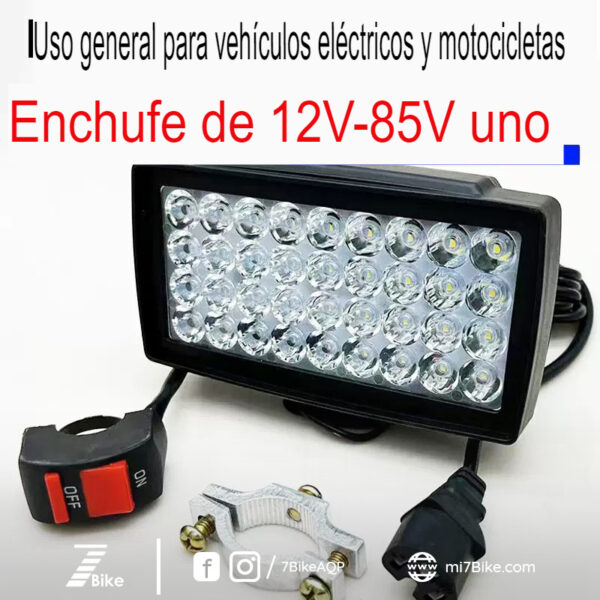 Faro LED Superbrillante para Motocicleta