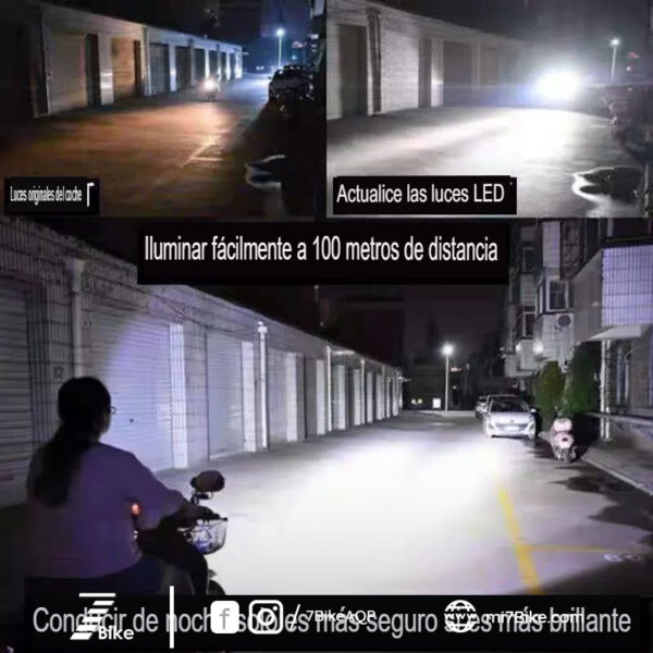 Faro LED Superbrillante para Motocicleta - Image 2