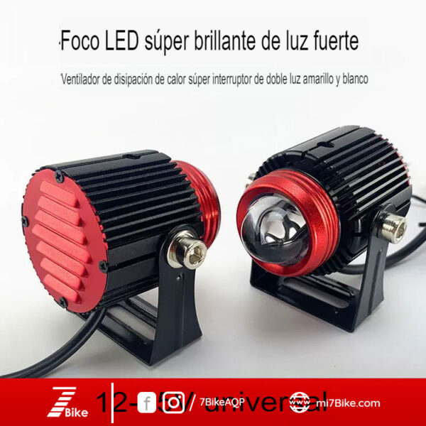 Faro Binocular LED para Motocicleta - Image 3