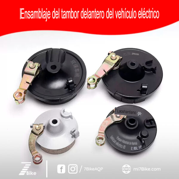 Freno de tambor delantero del vehículo eléctrico Tipo 80/110