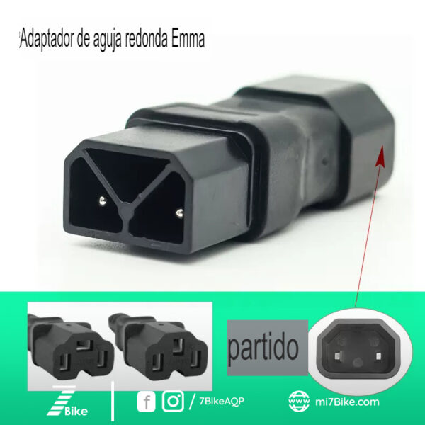 Adaptador de enchufe de cargador de vehículo eléctrico