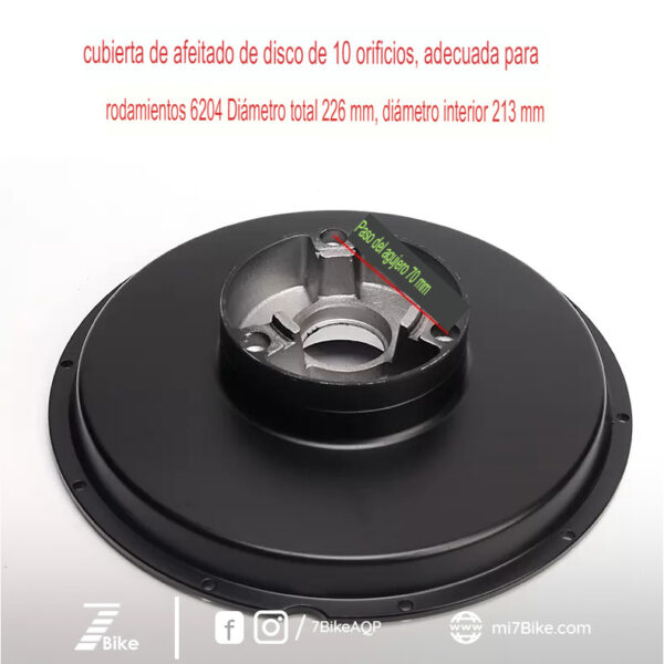 Cubierta de motor de 10 orificios para vehículo eléctrico - Image 2